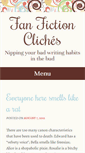 Mobile Screenshot of fanfictioncliches.com