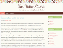 Tablet Screenshot of fanfictioncliches.com